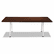 ICE68224 OfficeWorks Teaming Table Top, 72w x 36d, Walnut By ICEBERG ENTERPRISES