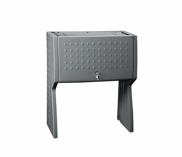 ICE92802 Aspira Hutch, Resin, 30-1/2w x 16-1/4d x 36h, Charcoal By ICEBERG ENTERPRISES