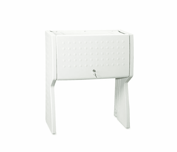 ICE92803 Aspira Hutch, Resin, 30-1/2w x 16-1/4d x 36h, Platinum By ICEBERG ENTERPRISES