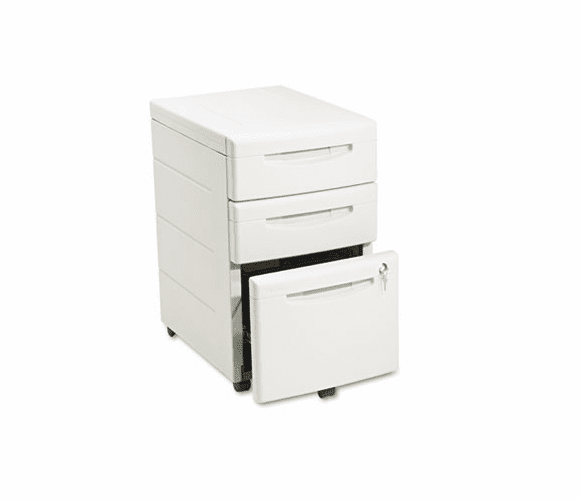 ICE95213 Aspira Mobile Underdesk Pedestal File, Resin, 2 Box/1 File Drawers, Platinum By ICEBERG ENTERPRISES