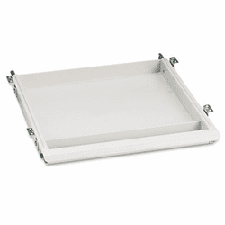 ICE95453 Aspira Utility Drawer, 14w x 14-1/2d x 1-1/2h, Platinum By ICEBERG ENTERPRISES