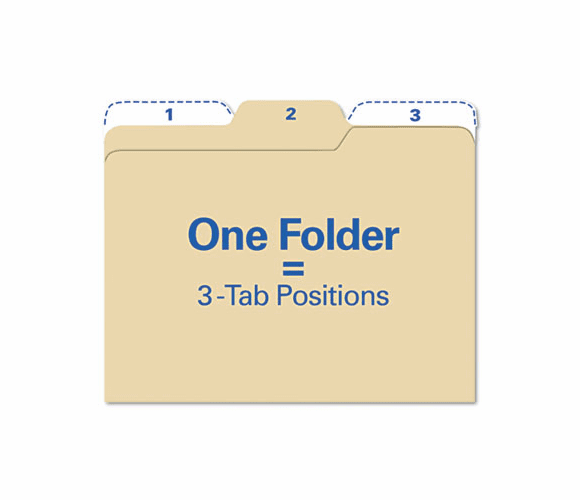 IDEFT07046 Findit File Folders, 1/3 Cut, 11 Point Stock, Letter, Manila, 80/Pack By IDEASTREAM CONSUMER PRODUCTS