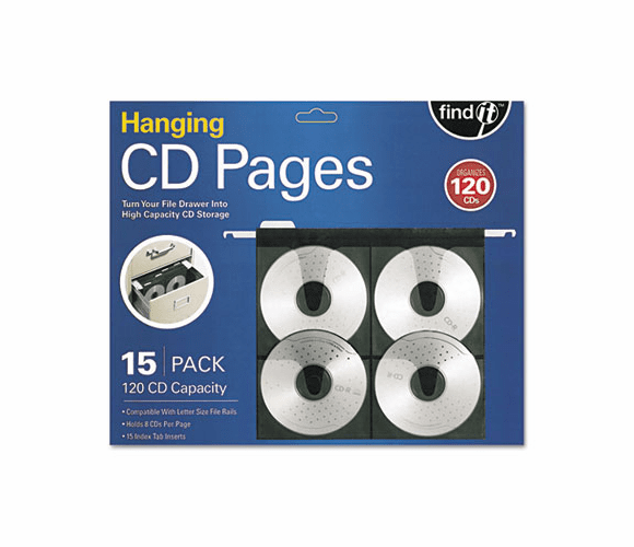IDEFT07069 Hanging CD Pages, 15/Pack By IDEASTREAM CONSUMER PRODUCTS