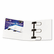 IDESNS01703 Gapless Loop Ring View Binder, 11 x 8-1/2, 4" Capacity, White By IDEASTREAM CONSUMER PRODUCTS