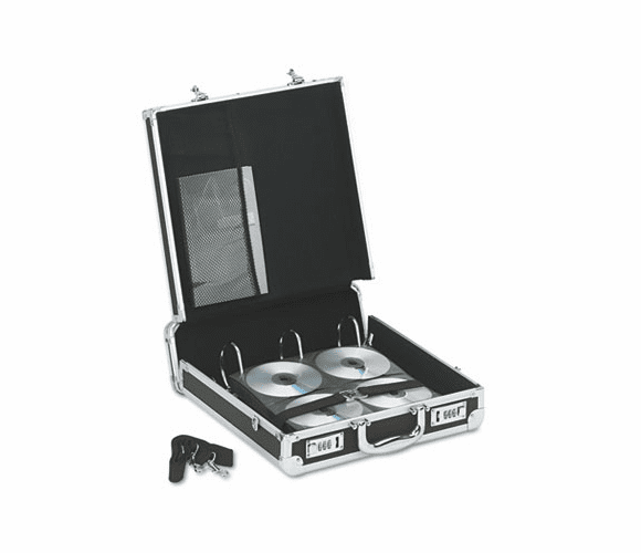 IDEVZ01076 Vaultz Locking Media Binder, Holds 200 Disks, Black By IDEASTREAM CONSUMER PRODUCTS