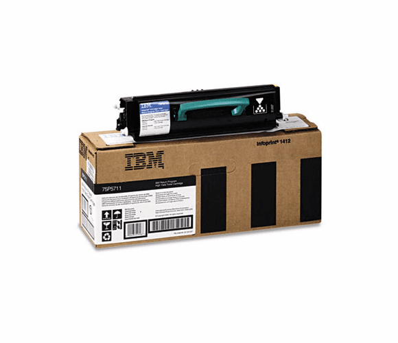 IFP75P5711 75P5711 High-Yield Toner, 6000 Page-Yield, Black By IBM