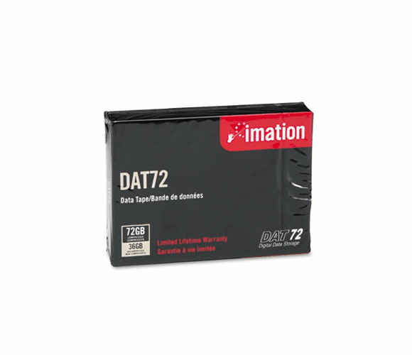 IMN17204 1/8" DAT 72 Cartridge, 170m, 36GB Native/72GB Compressed Capacity By IMATION