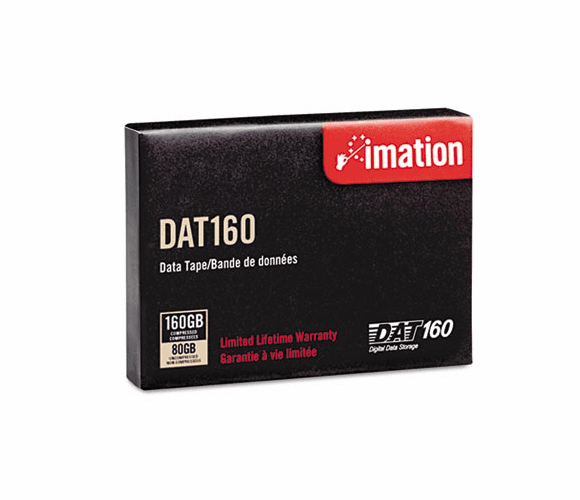 IMN26837 8 mm Cartridge, 160m, 80GB Native/160GB Compressed Capacity By IMATION
