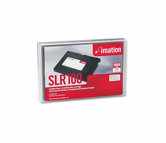 IMN41069 8 mm SLR100 Cartridge, 1500ft, 50GB Native/100GB Compressed Capacity By IMATION