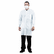 IMP7385L Disposable Lab Coats, Spun-Bonded Polypropylene, Large, White, 30/Carton By IMPACT PRODUCTS, LLC