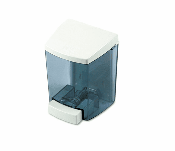 IMP9330 ClearVu Liquid Soap Dispenser, 30 oz., 4-1/2w x 4d x 6-1/4h, Black/White By IMPACT PRODUCTS, LLC