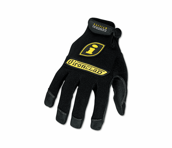 IRNGUG03M General Utility Spandex Gloves, 1 Pair, Black, Medium By IRONCLAD PERFORMANCE WEAR