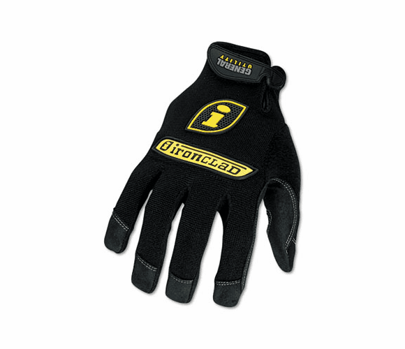 IRNGUG04L General Utility Spandex Gloves, 1 Pair, Black, Large By IRONCLAD PERFORMANCE WEAR