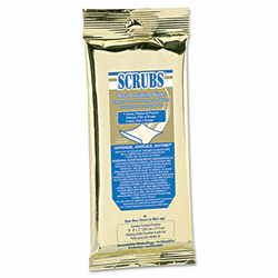 ITW90218EA Multi-Surface Metal Polish Wet Wipes, 8 x 11, White, 18/Pack By ITW DYMON