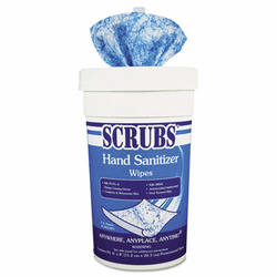 ITW90985 Antimicrobial Hand Sanitizer Wipes, 9 3/4 x 10 1/2, 85/Canister, 6/Carton By ITW DYMON