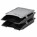 IVR10150 Telephone Stand with Stackable Letter Size Paper Trays, Black/Gray By INNOVERA