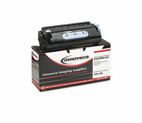 IVR106 106 Compatible, Remanufactured, 0264B001AA (106) Toner, 5000 Yield, Black By INNOVERA
