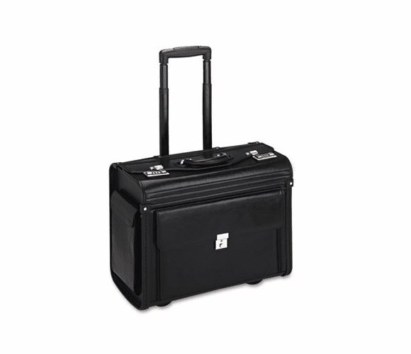 IVR12000 Rolling Computer/Catalog Case, Vinyl, 19 x 9 x 14, Black By INNOVERA
