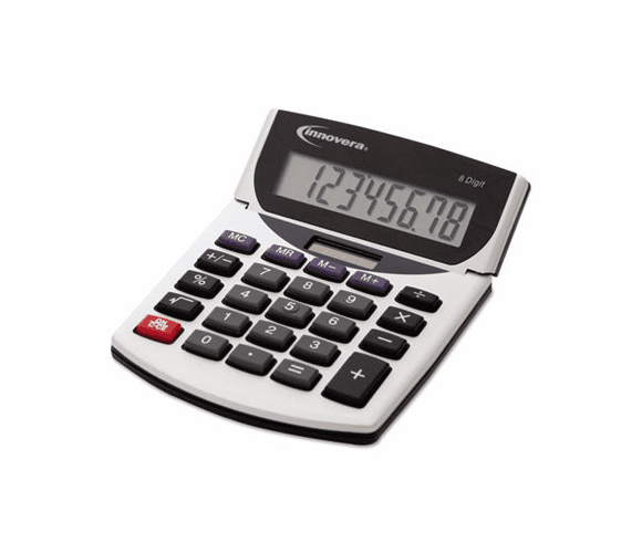 IVR15925 15925 Portable Minidesk Calculator, 8-Digit LCD By INNOVERA