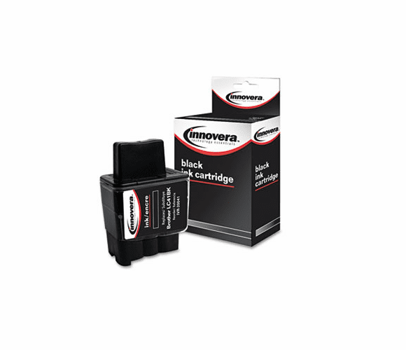 IVR20041 20041 Compatible, Remanufactured, LC41BK Ink, 500 Page-Yield, Black By INNOVERA
