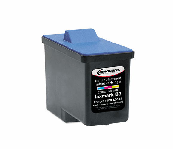 IVR20083 20083 Compatible, Remanufactured, 18L0042 (#83) Ink, 450 Yield, Tri-Color By INNOVERA