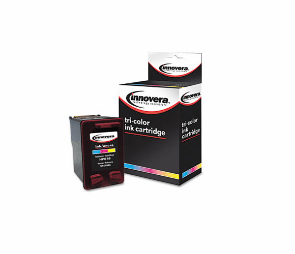 IVR2058A 2058A Compatible, Remanufactured, C6658AN (58) Ink, 125 Page-Yield, Photo By INNOVERA