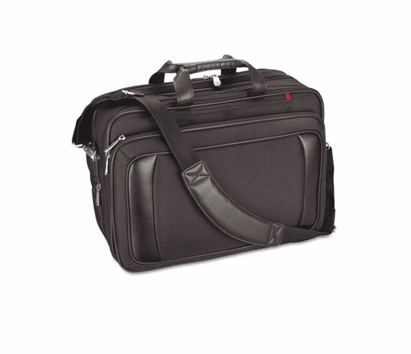 IVR22000 Airport Check-In Friendly 16" Laptop Shoulder Bag w/Cable Pouch, Black By INNOVERA