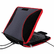 IVR36031 Neoprene Laptop Sleeve, Fits to 15-6/10", Zippered w/Handles, Red/Black By INNOVERA