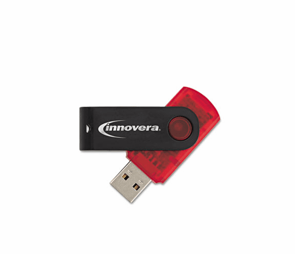 IVR37600 Portable USB 2.0 Flash Drive, 4GB By INNOVERA