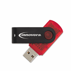 IVR37601 Portable USB 2.0 Flash Drive, 2GB By INNOVERA