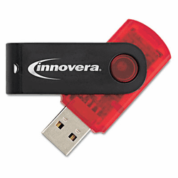 IVR37632 Portable USB Flash Drive, 32GB By INNOVERA