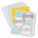 IVR39301 Two-Sided CD/DVD Pages for Three-Ring Binder, 10/Pack By INNOVERA