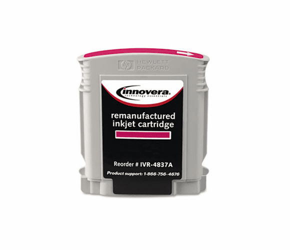 IVR4837A 4837A Compatible, Remanufactured, C4837A (11) Ink, 1750 Page-Yield, Magenta By INNOVERA