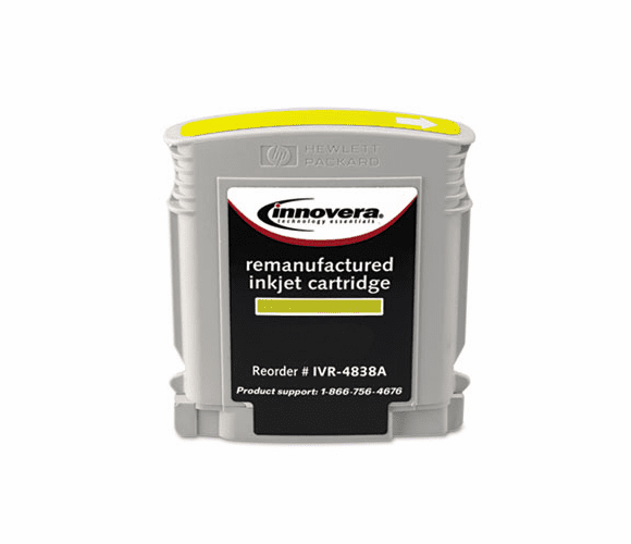 IVR4838A 4838A Compatible, Remanufactured, C4838A (11) Ink, 1750 Page-Yield, Yellow By INNOVERA