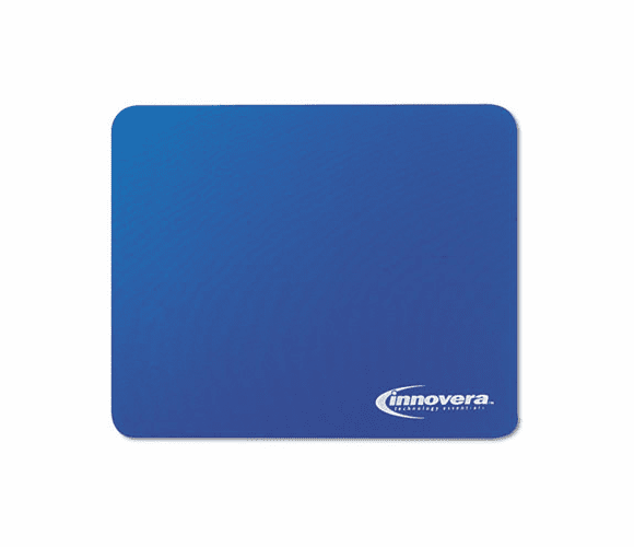 IVR52447 Natural Rubber Mouse Pad, Blue By INNOVERA