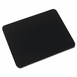 IVR52448 Natural Rubber Mouse Pad, Black By INNOVERA