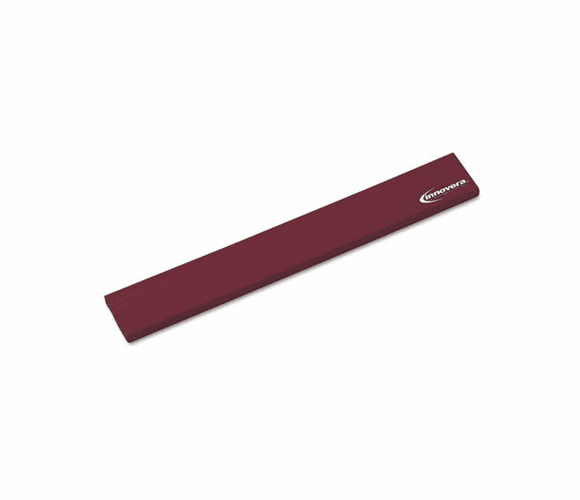 IVR52455 Natural Rubber Keyboard Wrist Rest, Burgundy By INNOVERA
