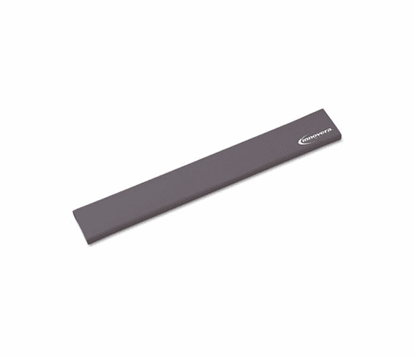 IVR52459 Natural Rubber Keyboard Wrist Rest, Gray By INNOVERA