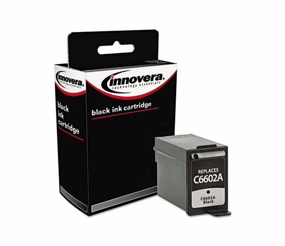 IVR6602A 6602A Compatible, Remanufactured, C6602A Ink, 500 Page-Yield, Black By INNOVERA