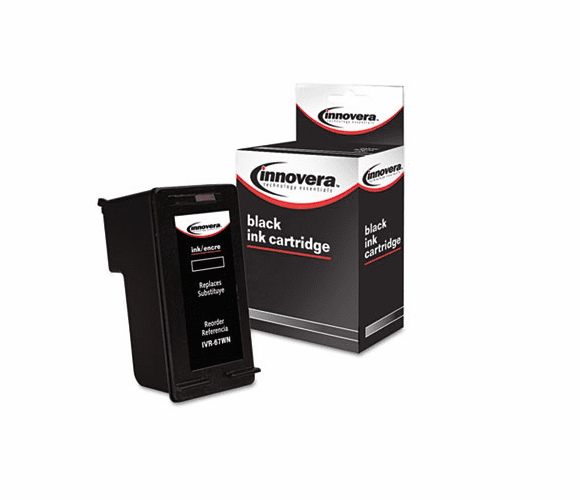 IVR67WN 67WN Compatible, Remanufactured, C8767WN (96) Ink, 870 Page-Yield, Black By INNOVERA