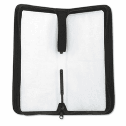 IVR73048 CD/DVD Wallet, Holds 48 Disks, Black By INNOVERA