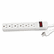 IVR73315 Six-Outlet Power Strip, 15-Foot Cord, 1-15/16 x 10-3/16 x 1-3/16, Ivory By INNOVERA