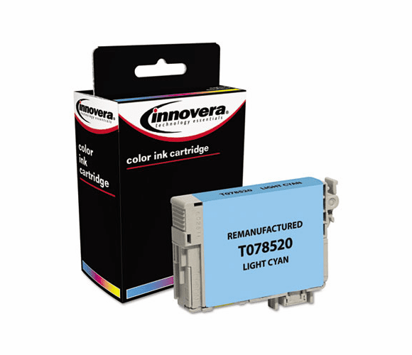 IVR78520 78520 Compatible, Remanufactured, T078520 Ink, 530 Page-Yield, Light Cyan By INNOVERA