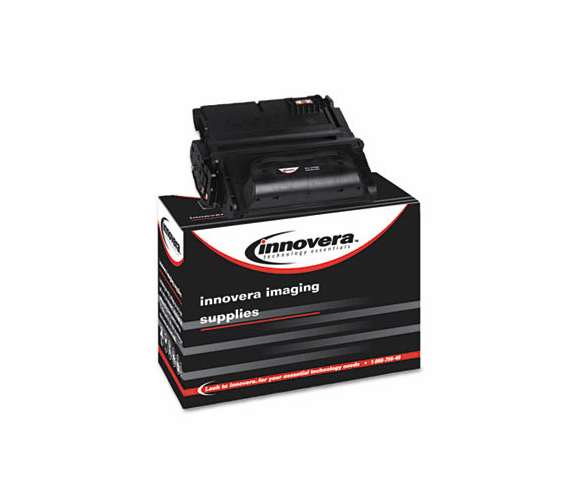 IVR83038 83038 Compatible, Remanufactured, Q1338A (38A) Laser Toner, 12000 Yield, Black By INNOVERA