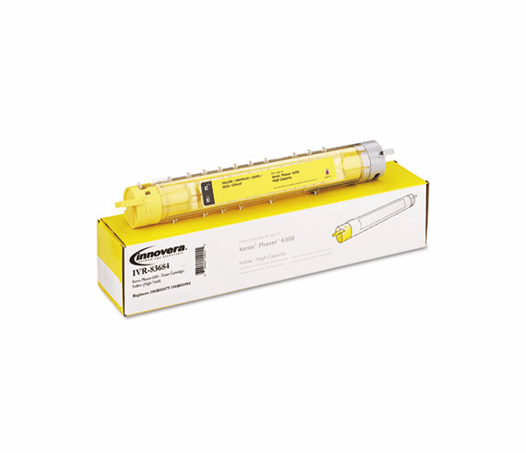 IVR83684 83684 Remanufactured, 106R01084 (Phaser 6300) Toner, 7000 Yield, Yellow By INNOVERA