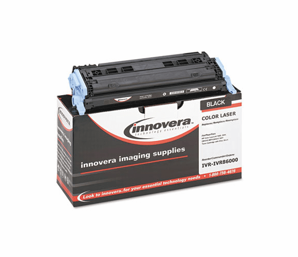 IVR86000 86000 Compatible, Remanufactured, Q6000A (1624A) Laser Toner, 2500 Yield, Black By INNOVERA