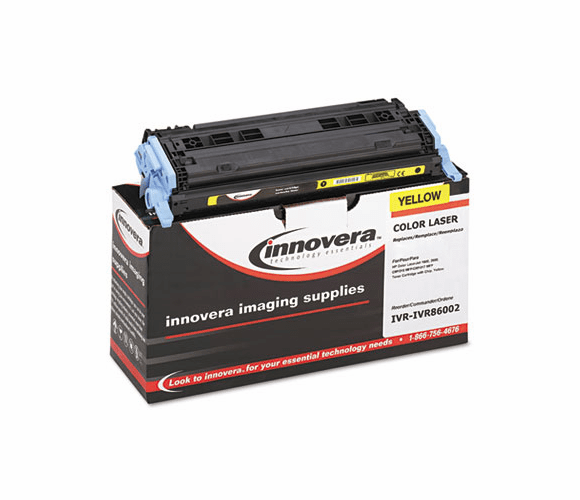 IVR86002 86002 Compatible, Remanufactured, Q6002A (1624A) Laser Toner, 2000 Yield, Yellow By INNOVERA