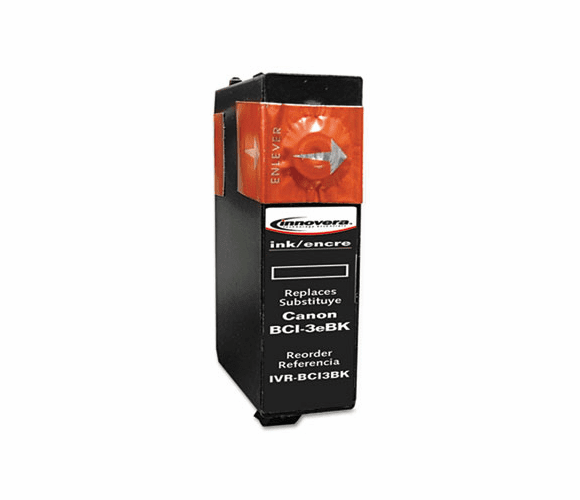 IVRBCI3BK BCI3BK Compatible, Remanufactured, BCI-3BK (BCI3E) Ink, 560 Yield, Black By INNOVERA