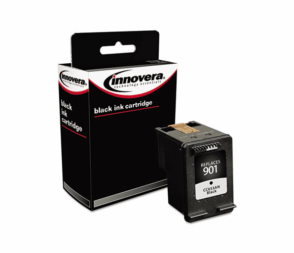 IVRC653AN C653AN Compatible, Remanufactured, CC653AN (901) Ink, 200 Page-Yield, Black By INNOVERA