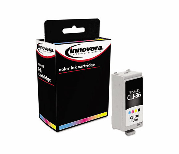 IVRCLI36 CLI36 Compatible, Remanufactured, 1511B002 (CLI36) Ink, 275 Yield, Tri-Color By INNOVERA